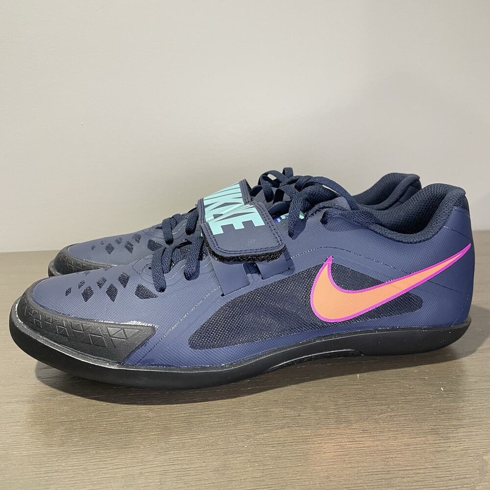 Nike Mens Size 9.5 Throwing Shoes NEW Zoom Rival SD 2 Navy Blue FZ9665-400 Track
